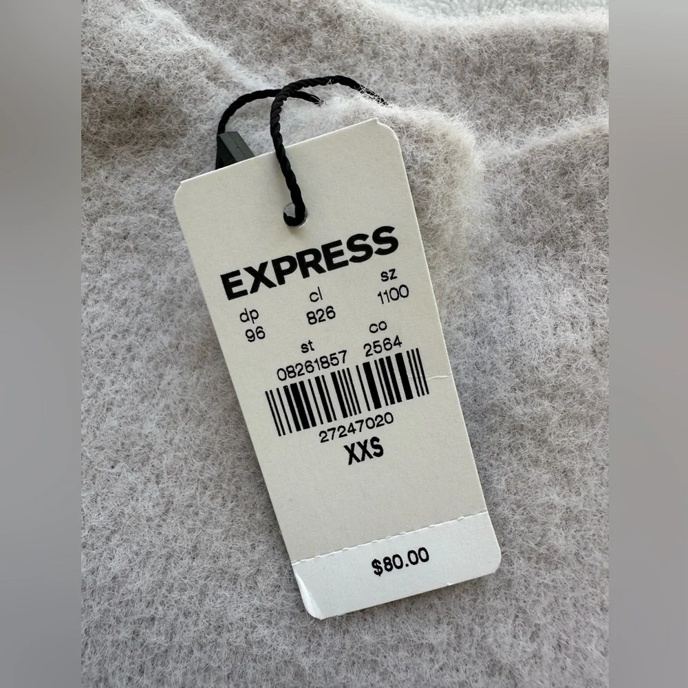 NWT Express Cozy Mock Neck Soft Knit
Sz XXS 
Super soft fleece-like fabric - Picture 2 of 4